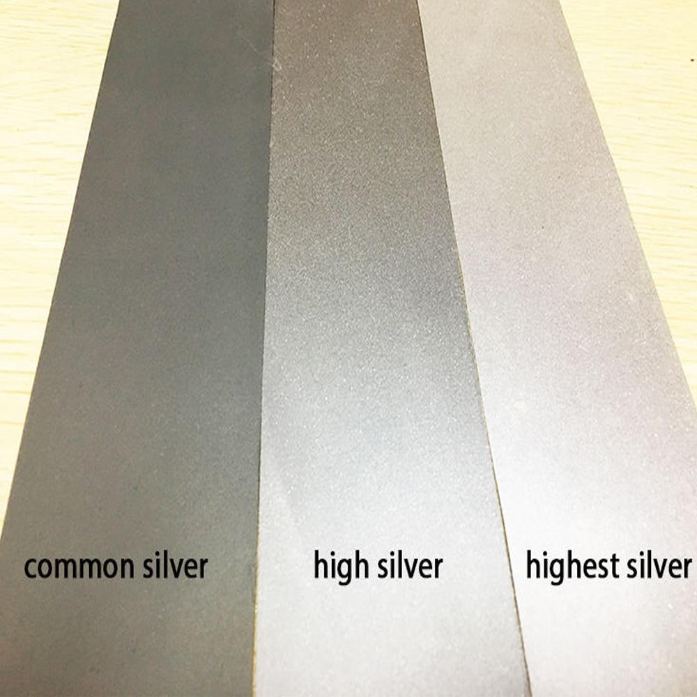 Cinta Reflectante De Poliéster 5cm Sew-on Reflective Tape Silver Grey Reflective Fabric for Safety Vest Manufacturers