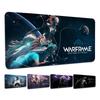 Игроки Warframes Горячий Резиновый Коврик для Мыши Прочный Настольный Коврик для Мыши Размер для Большой Игровой Клавиатуры с Фиксацией Края