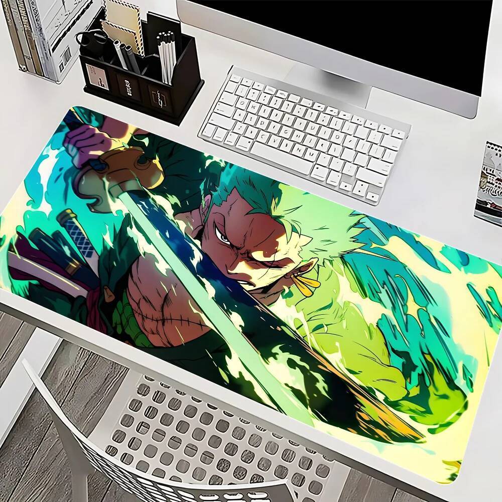 R-Roronoa Z-Zoro One Piece Mousepad Mause Pad Mouses Rug Office Accessories Desk Mat Mousepad Keyboard Gaming Pc Mats