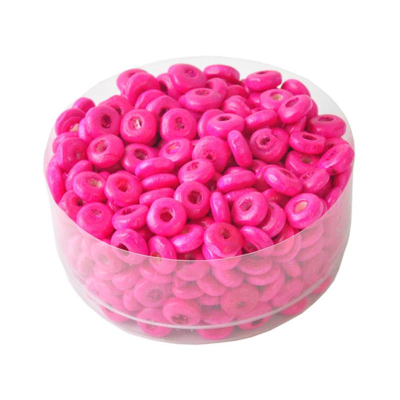 Креативные деревянные конфетные цвета 100 шт. 3*6 мм аксессуары счеты свободные бусины-разделители ожерелье браслет для самостоятельного изготовления ювелирных изделий ручной работы