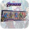 Marvel Avengers Heroes 5pcs Hulk Captain America Thanos Action Figures For Kids Gifts
