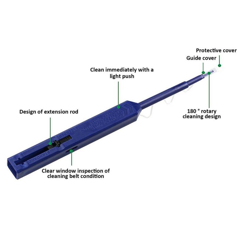 Ручка чистки торца соединителя очистителя оптического волокна для соединителя 1,25 мм ЛК/МУ