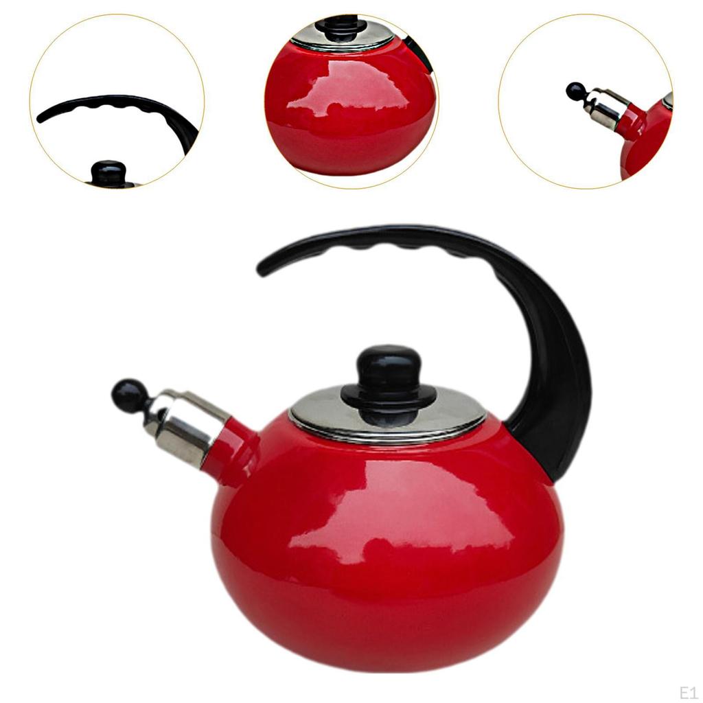Чайник со свистком, современный, 2,1 л, функциональная эргономичная ручка, громкий, с