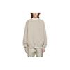 Fear of God Essentials Smoke Solid Color Crewneck Pullover Long Sleeve Fleece Hoody Women sweatshirt Smoke-Grey FOG-FW22-070