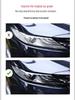 Black Warrior Smoked Headlight & Center Pillar Film for 25 Toyota Alphard Models - TPU Gloss Black