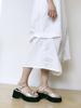 Circle Essential Platform Sandals (Silver)