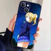 L-Love live-Аясе Эли Чехол для телефона Для iPhone 16,15,14,13,12,17,Pro Max,Plus Силиконовый Черный Чехол