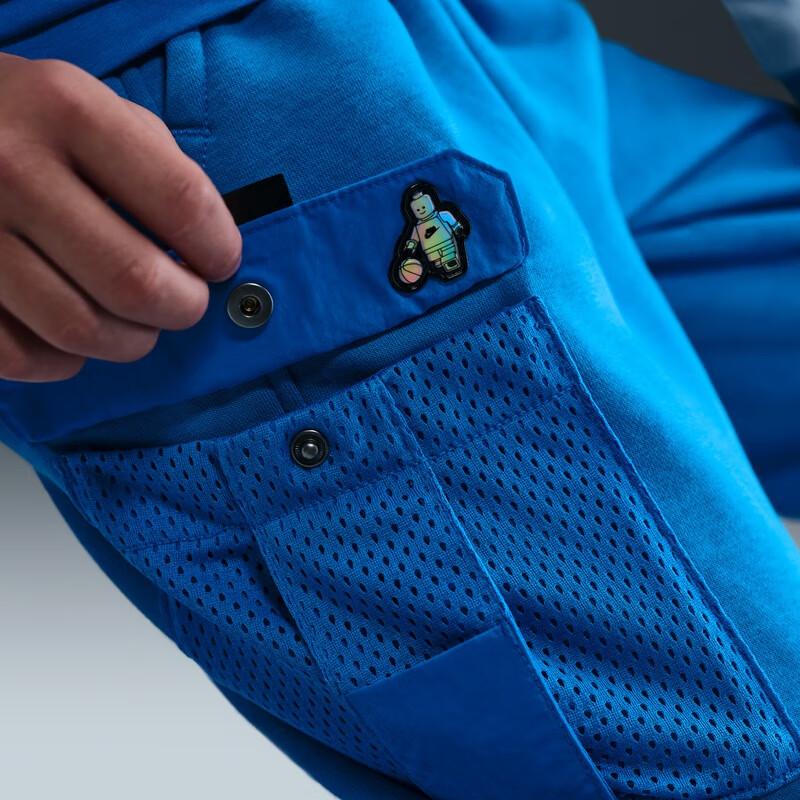 Nike x LEGO Collection Fleece Lined Lightweight Knitted Fabric Loose Fit Cargo Pants Teenagers HV6731-470