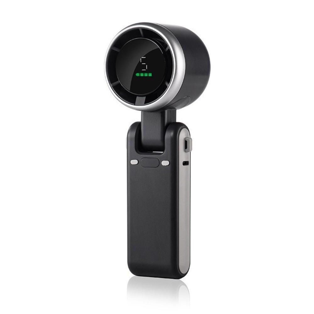 180 Degree Mini Handheld Fan 1200mAh Battery Hanging Neck Fan High Speed Turbo Fan Outdoor