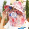 Quick Drying Sun Protection Hat Wide Brim Face Covering Sunhat Portable Women Fisherman Hat  Ladies