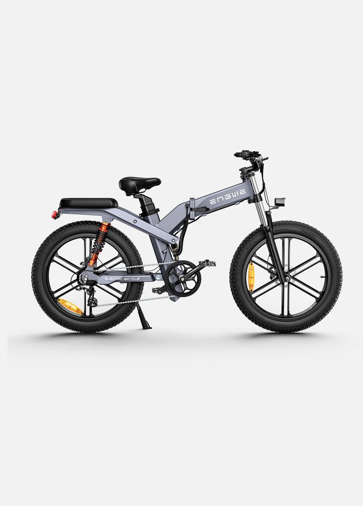 ENGWE X26 Electric Bicycle 1000W Motor 48V19.2Ah Dual Battery Mountain Snow Foldable E-bike 26*4.0 Inch Fat Tire Electric Bike