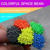 200pcs Float Rubber Bean Line Tackle Accessories Space Beans  Lakes Rivers Sea