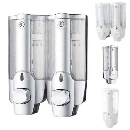 Настенный ручной дозатор мыла объемом 350 мл для ванной комнаты, легко заполняемый дозатор для душа с большим