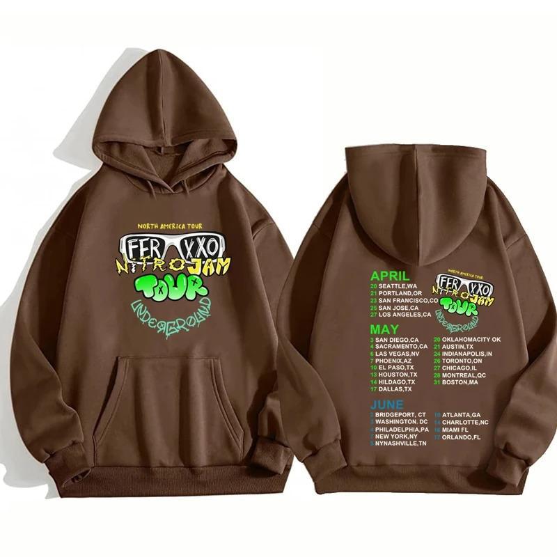 Толстовка Feliz Cumpleanos Ferxxo Tour осень 2024