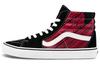 SK8 Hi Ретро Повседневные скейт-туфли Унисекс Черный Красный VN0A4U3C2C5