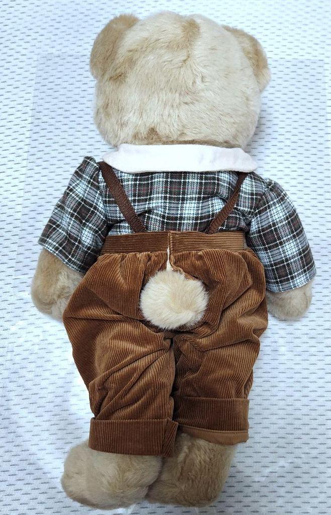 [USED] Oike Teddy Bear Plush Toy Vintage Gift from Fairy Tale Road