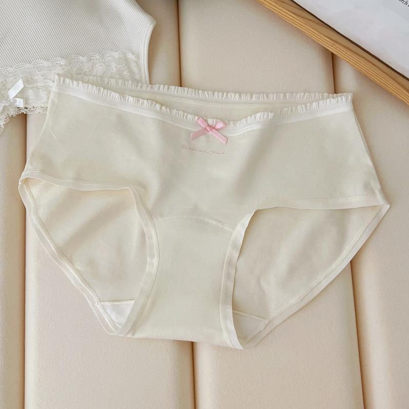 7A антибактериальное детское хлопковое нижнее белье класса А, маленькое свежее женское нижнее белье из чистого хлопка без следов, на все сезоны, тонкое женское нижнее белье со средней талией