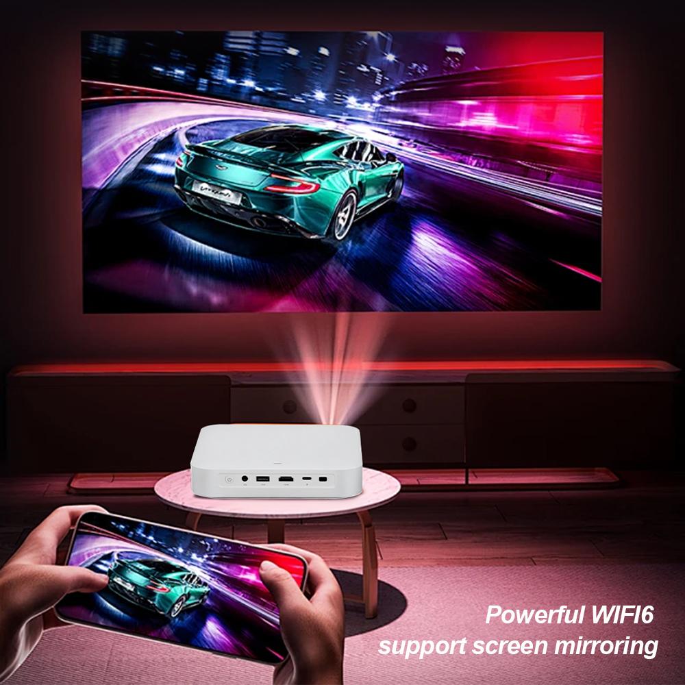 Vivicine S500 портативный android 13 DLP 4K проектор нативный 1080P проекторы автофокус на аккумуляторе 15000 мАч для кинотеатра на открытом воздухе кемпинга