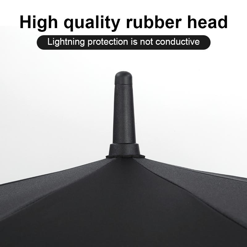 Большой зонт с длинной ручкой, двухслойный ветрозащитный усиленный зонт, семейный уличный дорожный зонт от дождя, рыболовный лагерь