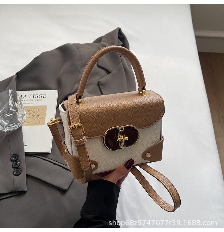 2025 New Bag Women's Bag High-end Versatile Handbag Fashion Niche Shoulder Messenger Bag Commuter Box Bag