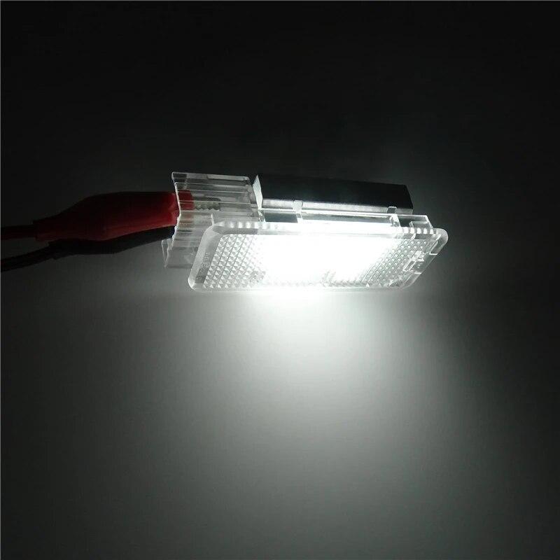 1 пара автомобильных светодиодных внутренних ламп 12 В, светодиодная лампа для перчаточного ящика, лампа багажника для Peugeot 206 207 306 406 307 406 407 607 806 308 3008