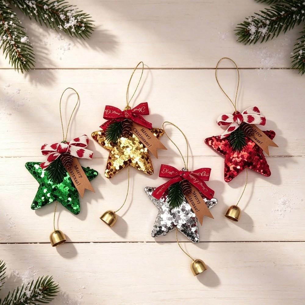 Sequins Sequin Star Hanging Pendant Multi‑Color Christmas Decorations Christmas Tree Decor