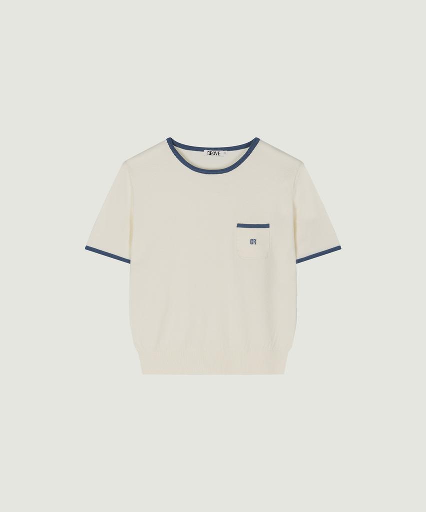 GROVE Jesse Knit Top (Ivory)