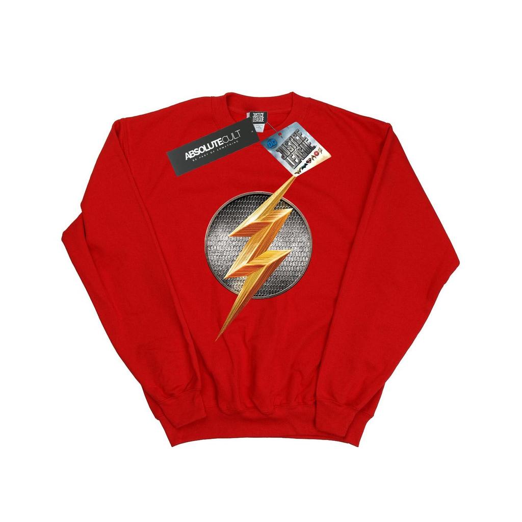 DC Comics Girls Justice League Movie Flash Emblem Sweatshirt