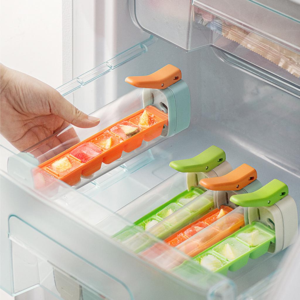 Пресс-форма для льда одной рукой, легко извлекаемая, гибкая конструкция, льдогенератор для быстрого приготовления льда в домашних и офисных условиях