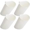 4 Pcs Cart Small Hanging Basket Baskets Cups for Rolling Accessories Holder Pp Pencil Waste Shopping Trash Can Storage Safe Box