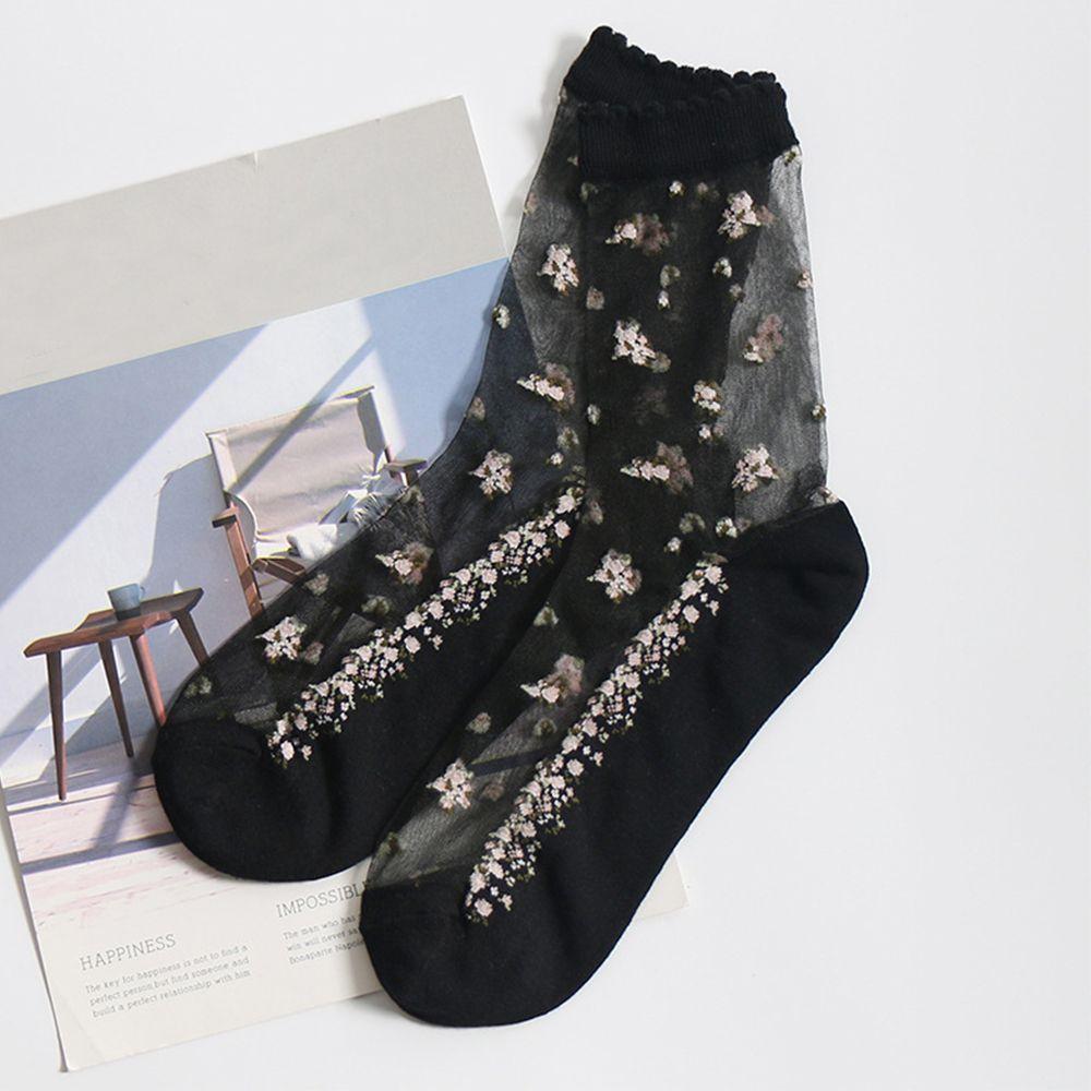 Summer Transparent Glass Silk Bow Boat Socks Thin Ankle Socks Socks Short Sock Crystal Sock