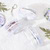 With Keyring Round Badge Storage Pouch Protection Case Clear Outdoor Bag  Backpack Decor