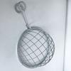 flat head shape metal frame hallowed wig stand for silk based topper and wigs making