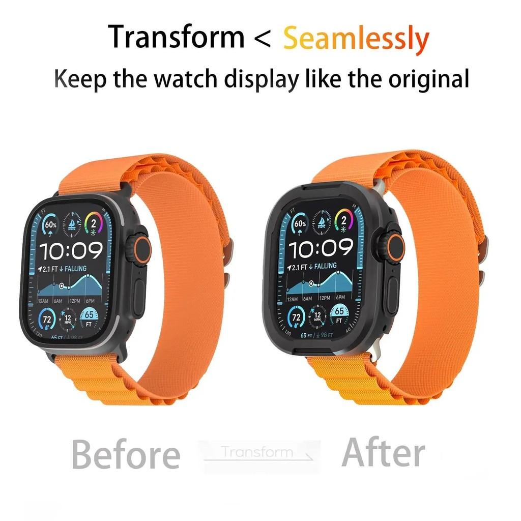 Metal + TPU Case Protector Frame Cover For Apple Watch 49mm 45mm 44mm 40mm 41mm For iWatch Series 10 9 8 7 6 5 4 SE Ultra 2 49mm