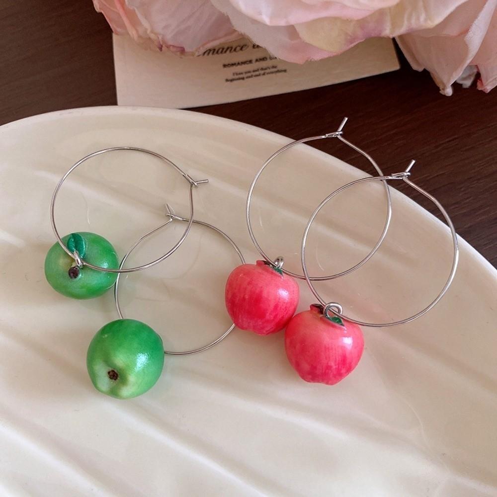 Resin Simulation Fruit Earrings Exaggerated Fruit Earrings Dangle Earrings Vacation Accessories