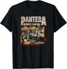 Официальная винтажная футболка Pantera с пламенем
