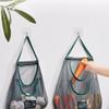 2pc  40*50cm Ventilated Mesh Storage Bags for Garlic, Potatoes, Onions - Durable Plastic Hanging Organizer for Kitchen & Pantry, Non-Food Contact Safe