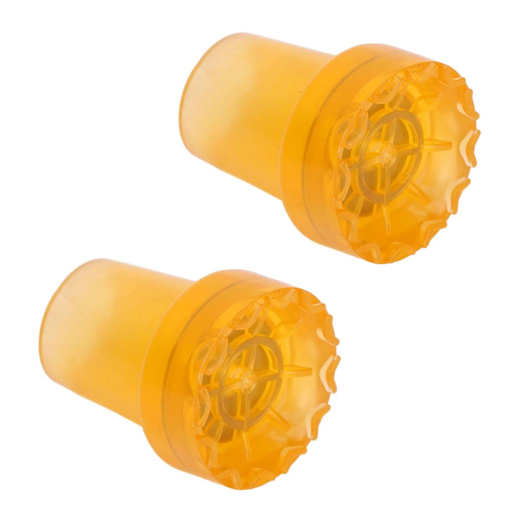 2pcs Crutch Feet Pads Wear Resistant Protective Round Foot Design 360 Degree Rotatable Thickened
