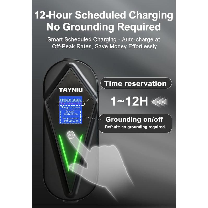 TAYNIU Voltix electric vehicle Charger 3.5kW 16A TYPE 2, TYPE 1 J1772, GB/T, NACS EU Plug Level 1 Charging Cable for Tesla EVs
