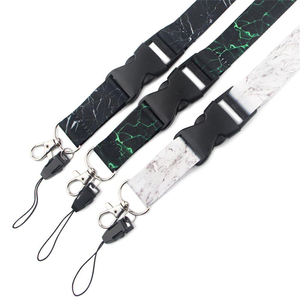 Holder Hang Rope Webbings Ribbon Marbling Lanyard Phone Lanyard Strap Phone Hang Rope Neck Straps