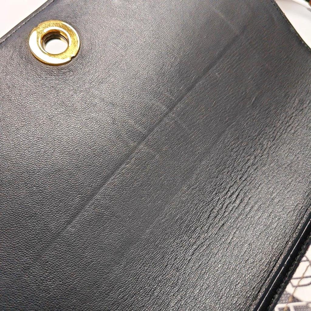 [Pre-Owned] Note Series Messenger Bag Exclusive Logo Stripe Eco-Friendly Canvas Adjustable Shoulder Strap Crossbody Bag - Very Good #9KS8BL