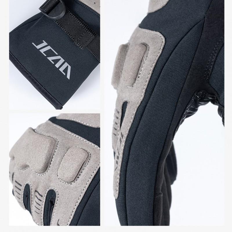 Winter Motorcycle Riding Gloves With Impact Protection Shell Waterproof Warm Thermal Men Women