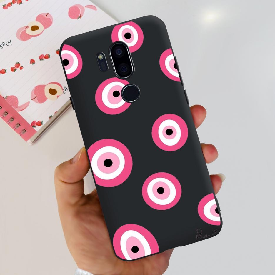 For LG G7 thinQ Case G710EM LM-G710 G710 Luxury Painted Cover Soft Silicone Phone Cases For LG G7 ThinQ Back Covers 6.1'' Bumper