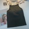 Полосатые майки без рукавов, без бретелек, вязаный тонкий укороченный топ, летняя женская майка, женская одежда, майки