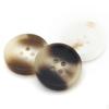 30Mm Large Resin Imitation Horn Pattern Buttons For Clothes Men Suit Coat Handmade Black Decorative Sewing Accessories Wholesale