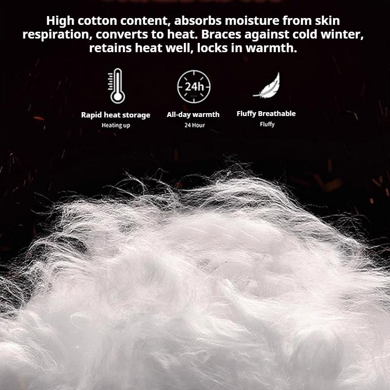 Winter Cotton Coat Popular Men's Thick Cotton Coat Women's Hooded Couple's Coat Simple Color Matching Warm