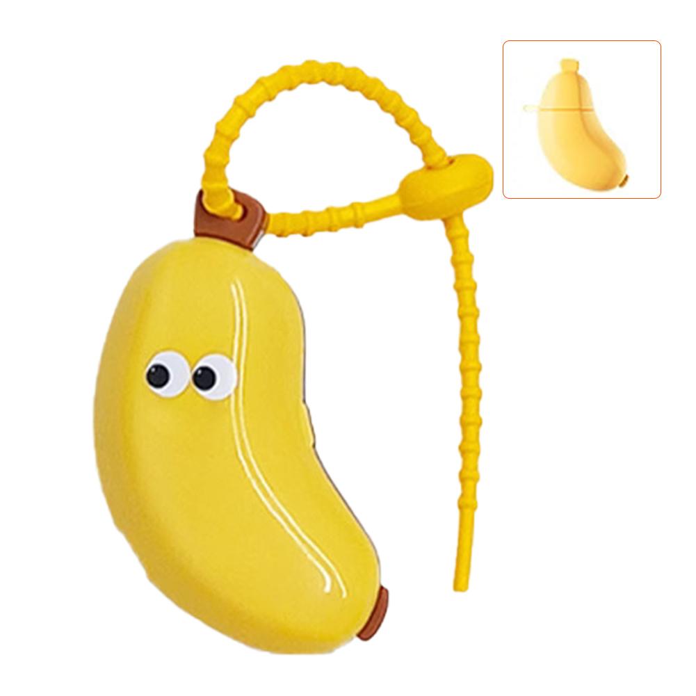 Wholesale Portable Toothbrush Holder Must-have Travel Toothbrush Protective Cap Cute Banana Hiking Camping Brush Cap Case