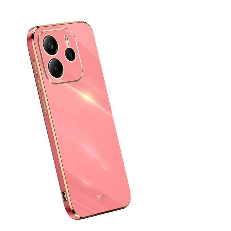 Для Xiaomi 14T Pro 13T Poco X6 M6 Pro X5 Redmi 14C 13C Note 14 Pro 13 12 11 чехол с глянцевым покрытием TPU противоударный мягкий тонкий однотонный чехол для телефона