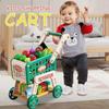 20PCS/Set Shopping Cart Toy Set Simulation Pretend Shopping Playset Toy  Playing House