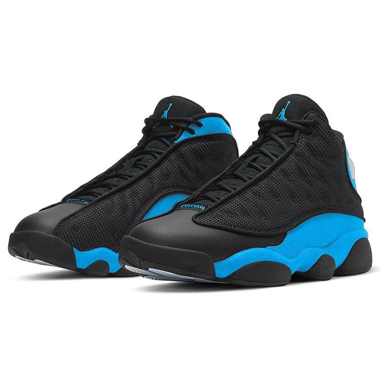 Air Jordan 13 Retro Black University Blue Мужские кроссовки белые DJ5982-041